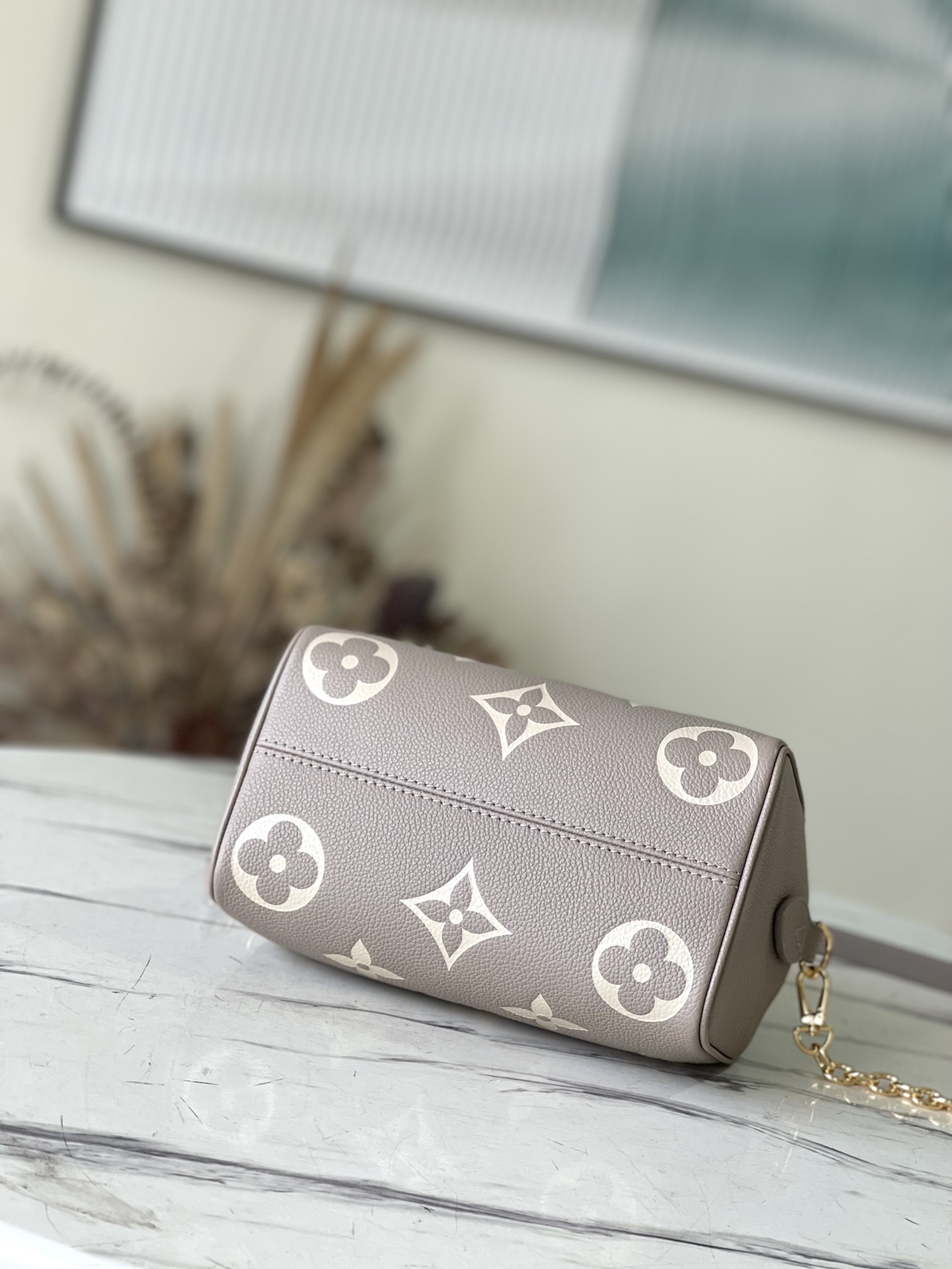 Louis Vuitton Speedy Bandouliere Grey M46575