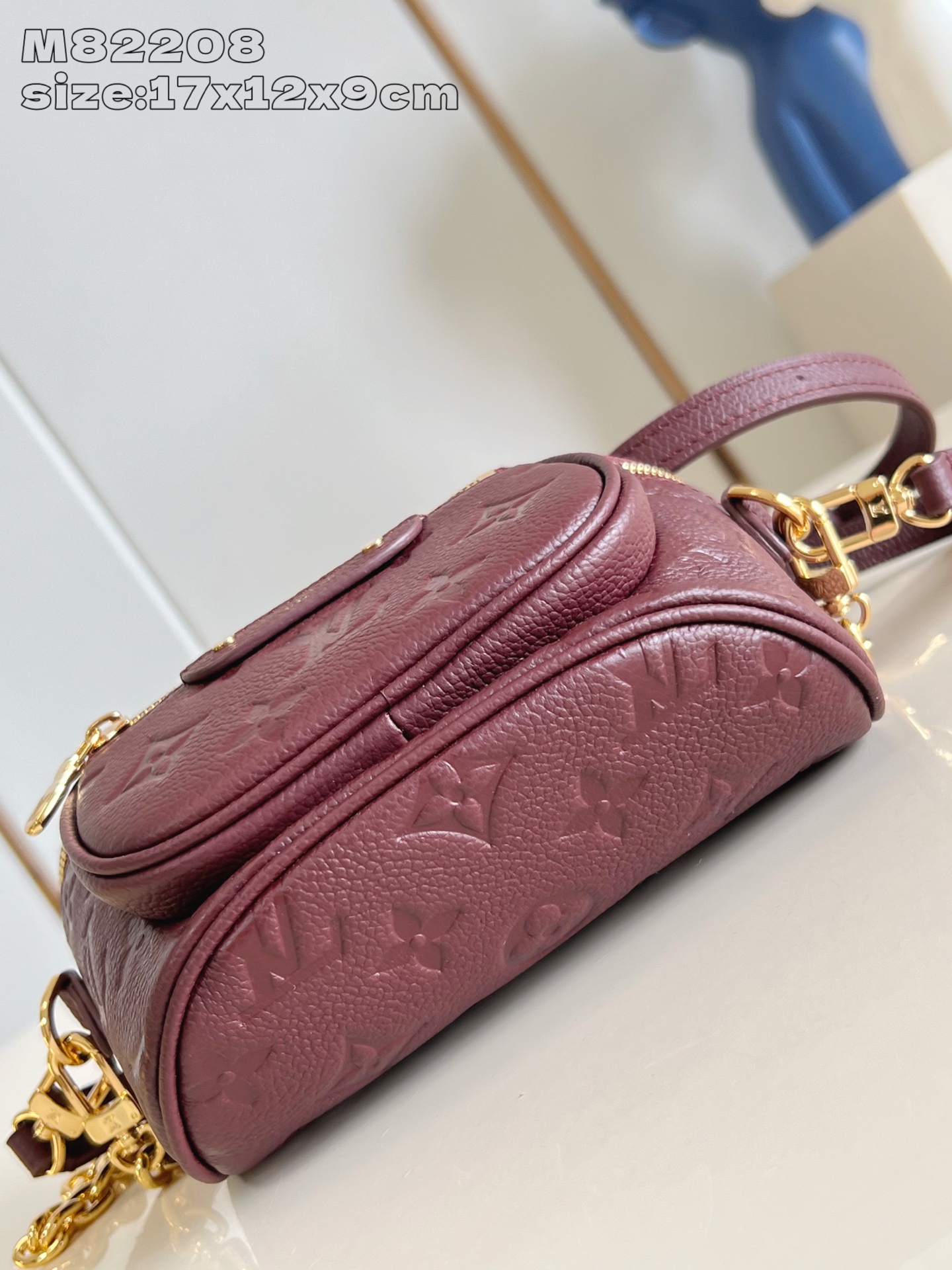 TOP Louis Vuitton LV Mini Bumbag 17 x 12 x 9.5 CM - Claret