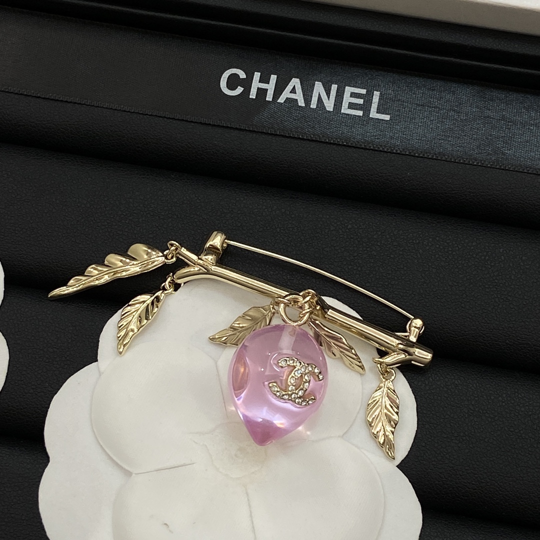 TOP CHANEL CC Brooch - Gold