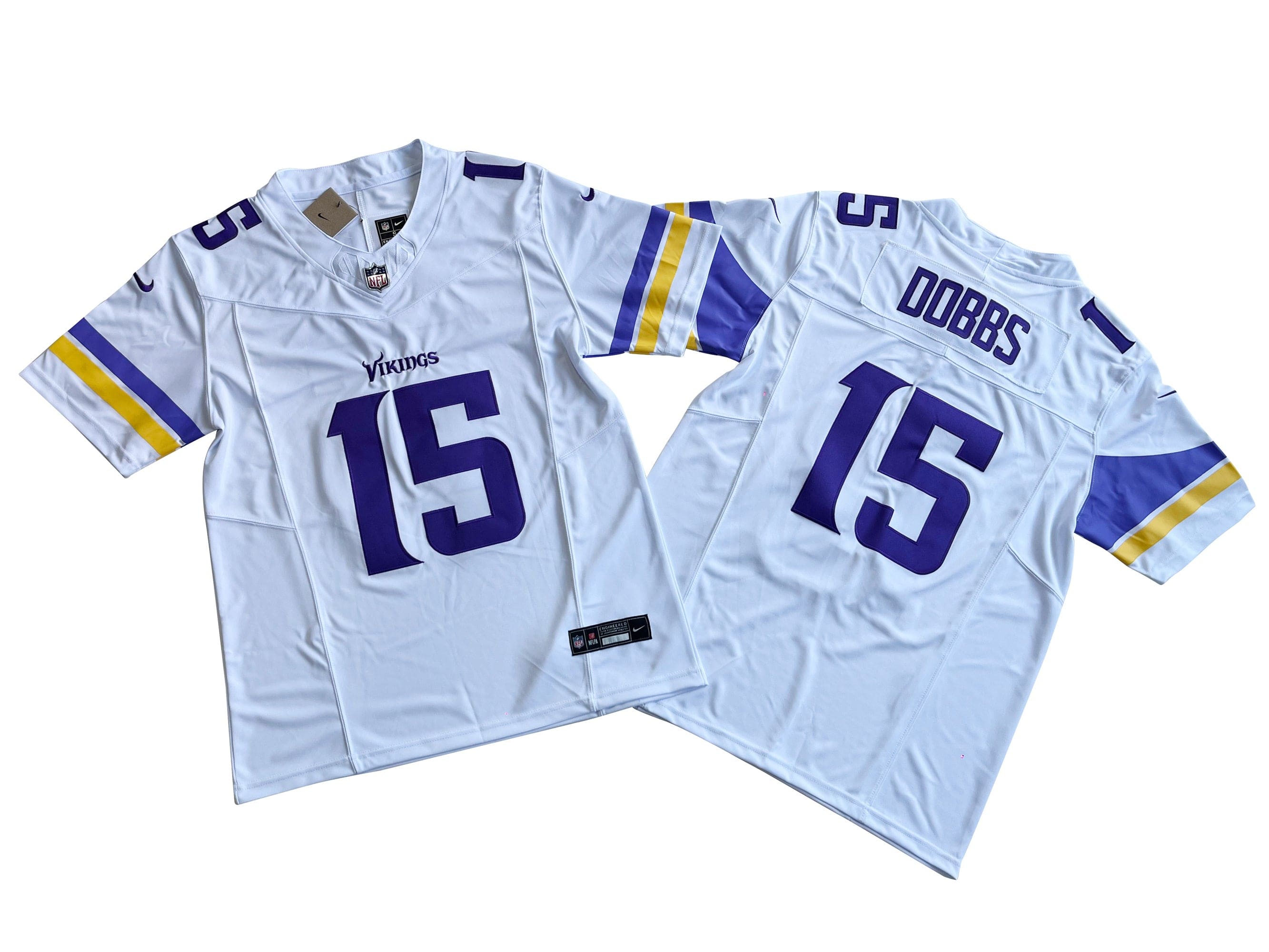Minnesota Vikings 15# Joshua Dobbs  Vapor F.U.S.E. Limited Jersey
