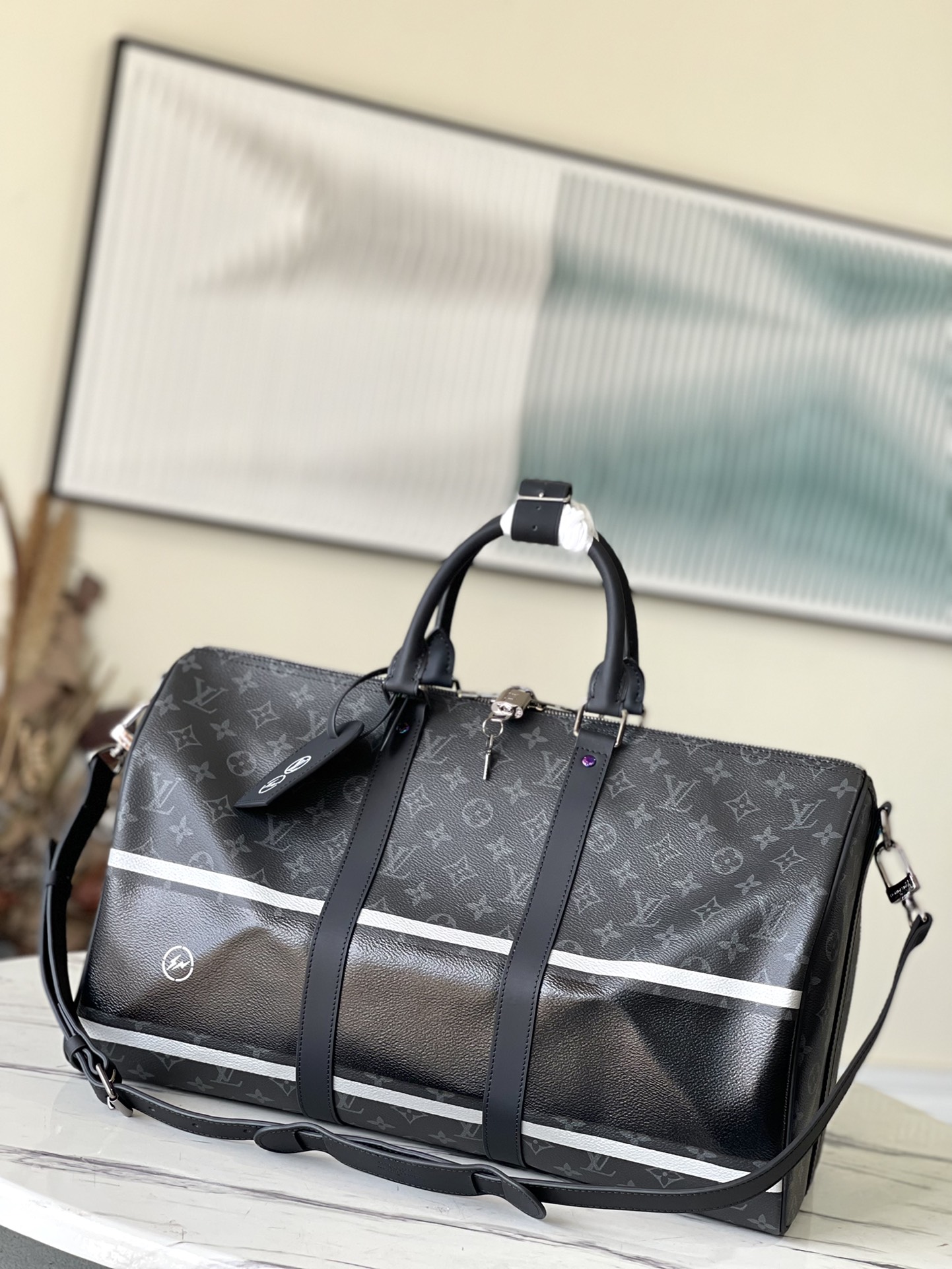 TOP Louis Vuitton LV Keepall 45 Travel Bag  45X27X20cm - Black