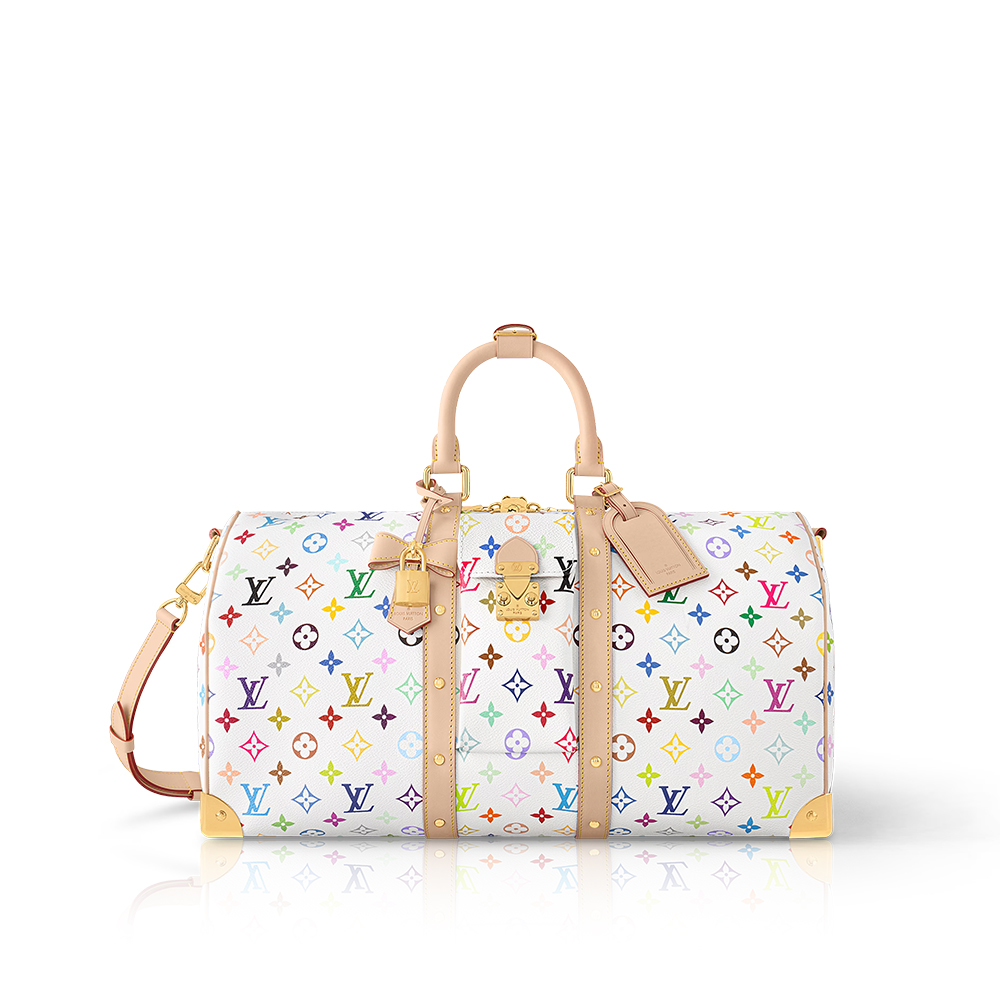 Louis Vuitton LV x TM KEEPALL BANDOULIÈRE 45 Travel Bag (10A Mirror Version)