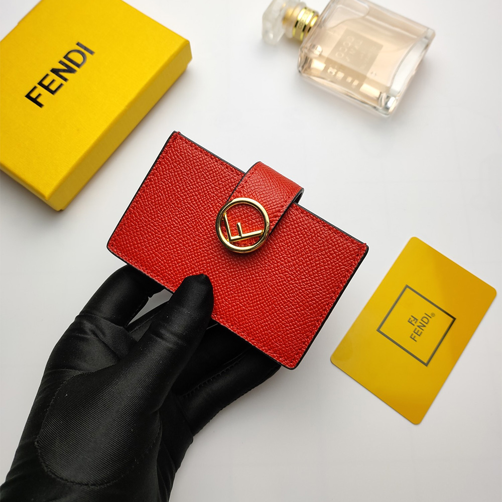 FENDI Calfskin Card Holder (Replica)
