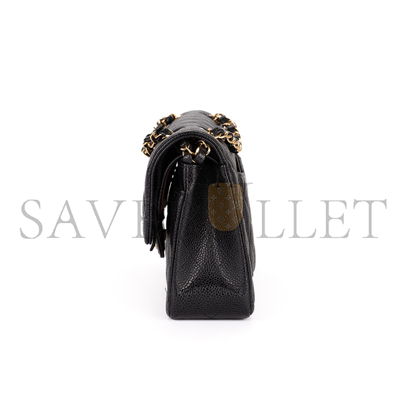 CHANEL MASTER CAVIAR QUILTED SMALL CLASSIC FLAP (23*14*6cm)
