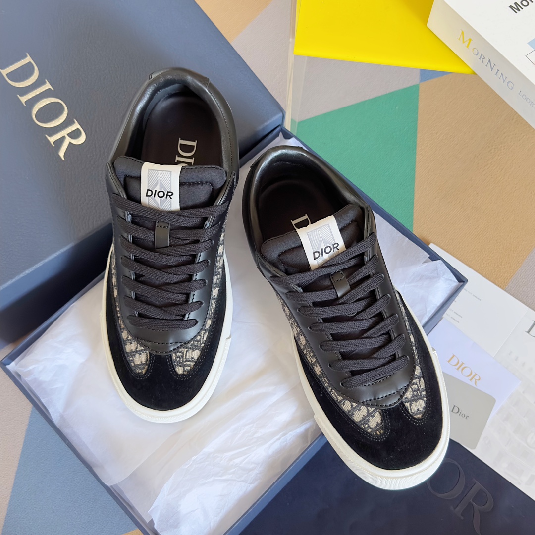 TOP Christian Dior B101 Low Top Sneakers - Black
