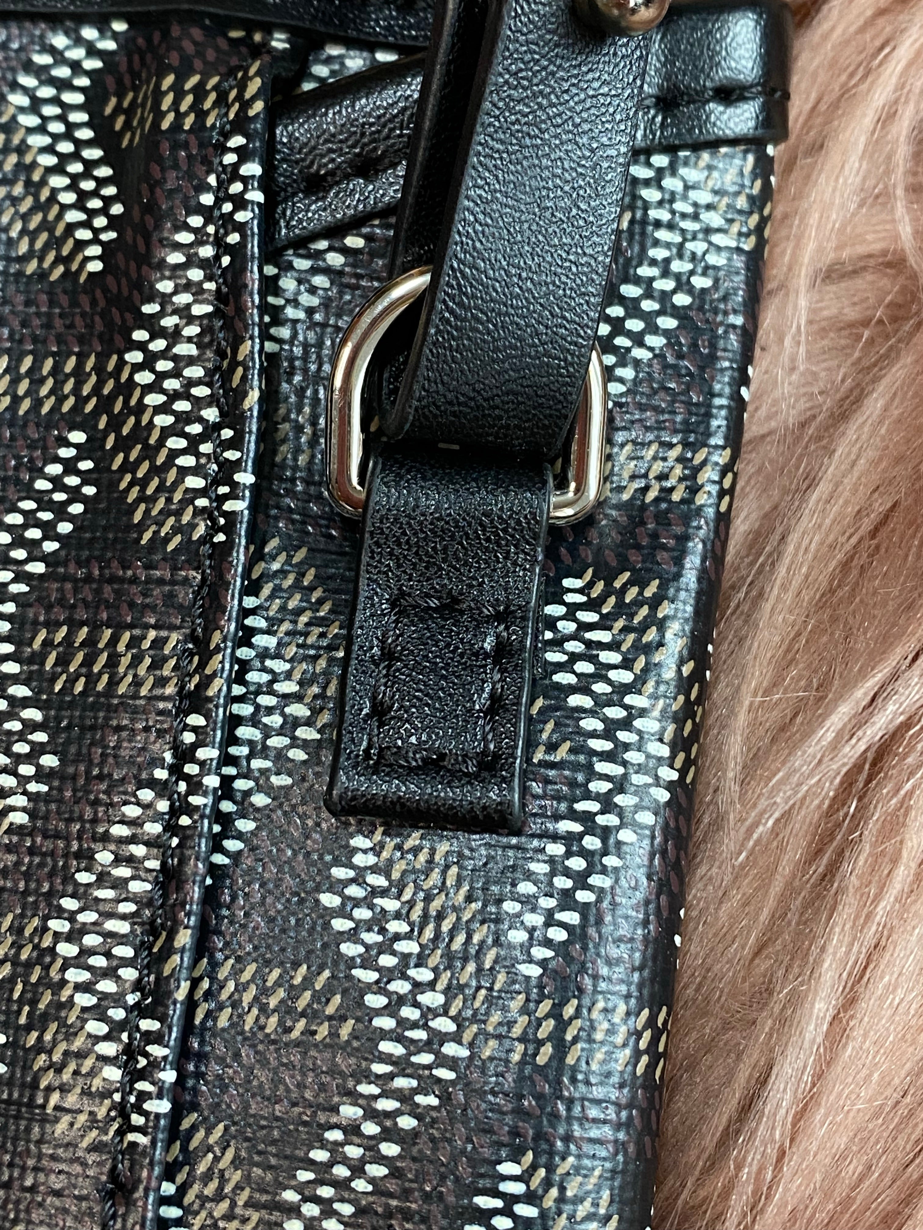 TOP Goyard Monogram St. Louis GM Tote - Black and Brown