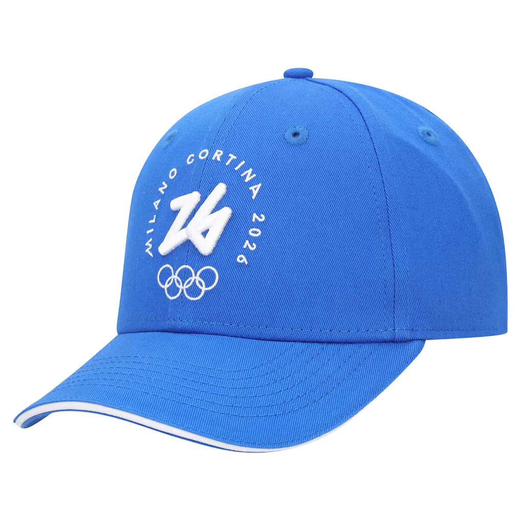 Milano Cortina 2026 Olympics Large Logo Baseball Cap - Blue