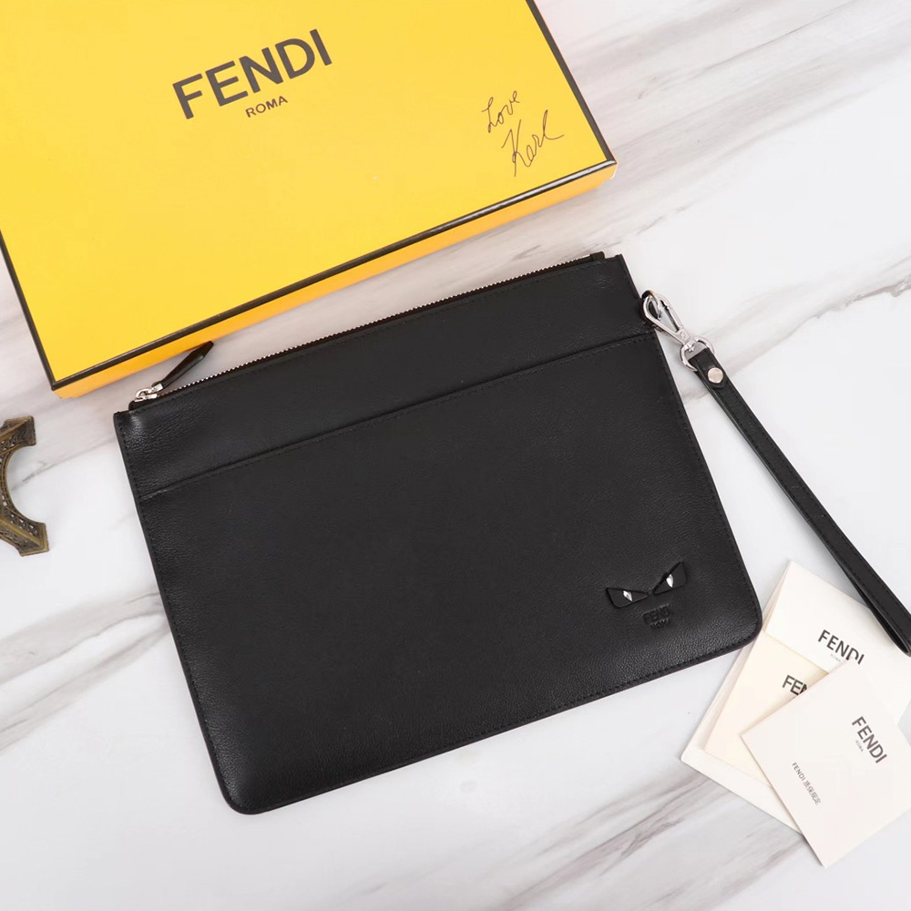 FENDI Printed Canvas Clutch (Replica)