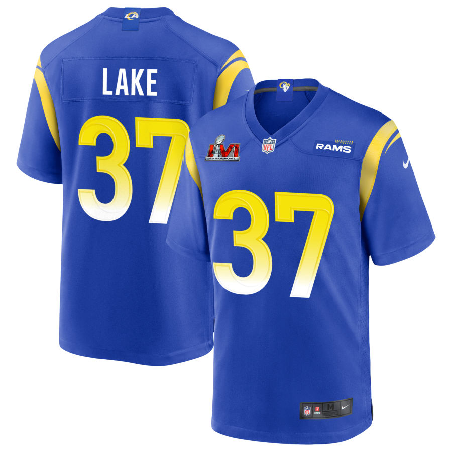 Quentin Lake Los Angeles Rams  Super Bowl LVI Game Jersey - Royal