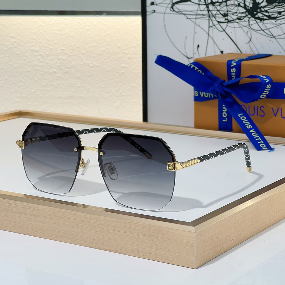 Louis Vuitton LV Clockwise Canvas sunglasses Top quality （Replica）