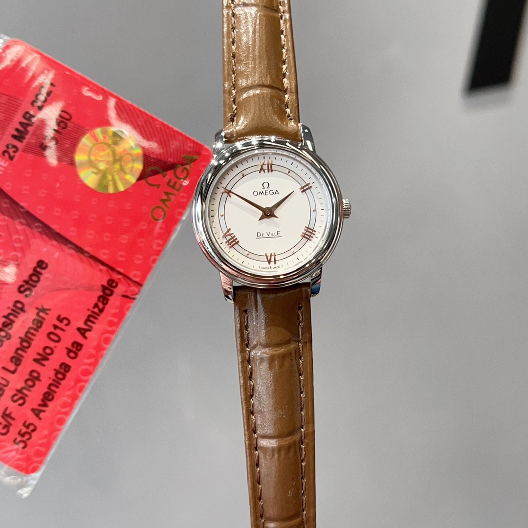 TOP OMEGA Watch 27.4mm-Brown