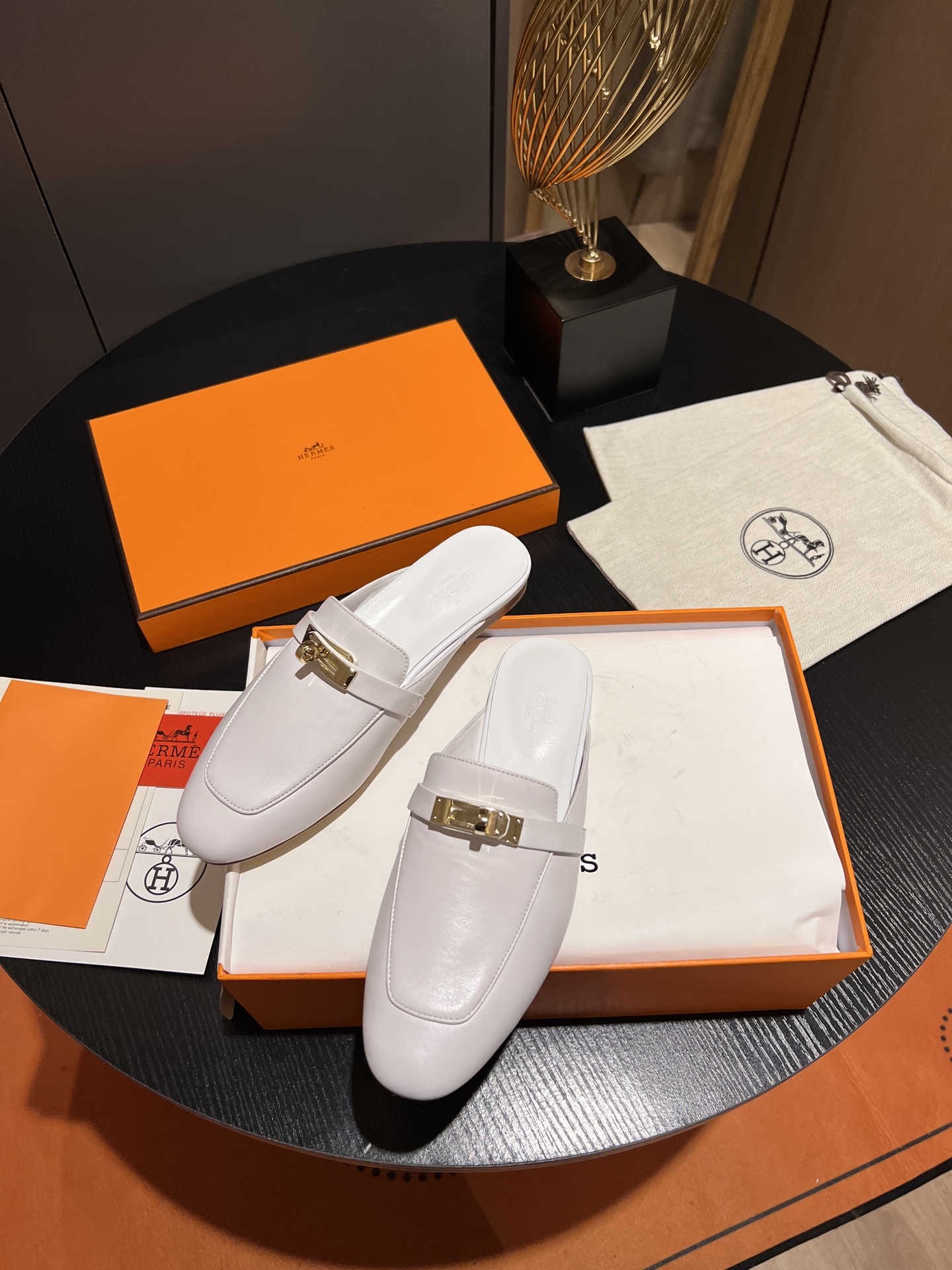 TOP HERMES Kelly Sliders -6 Color