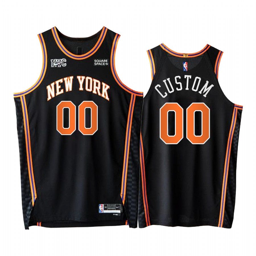 Custom New York Knicks 2021-22 City Edition Jersey