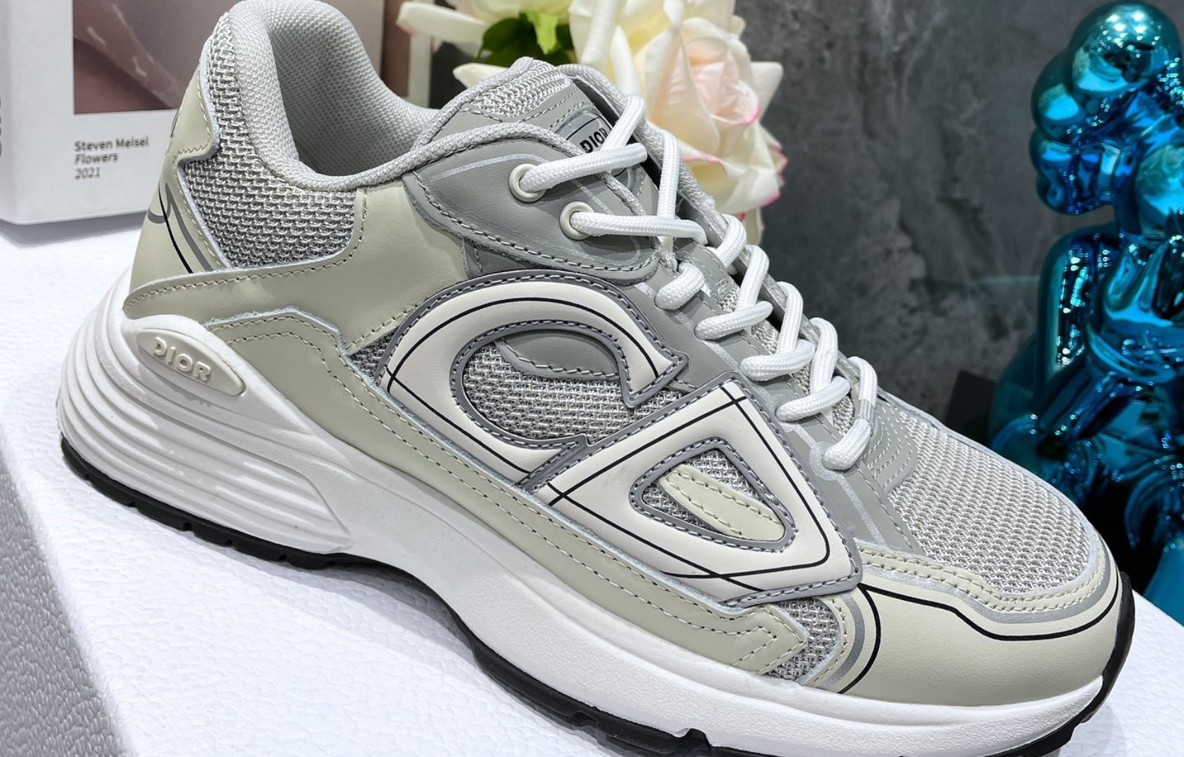 Dior B30 Dad Sneakers Gray (AA Normal Quality Version)