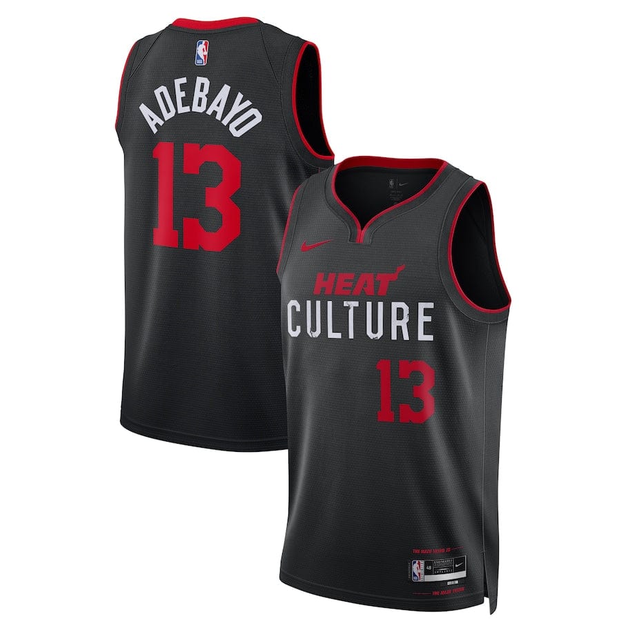 Bam Adebayo Miami Heat 2023-2024 season Jersey - Black - City Edition