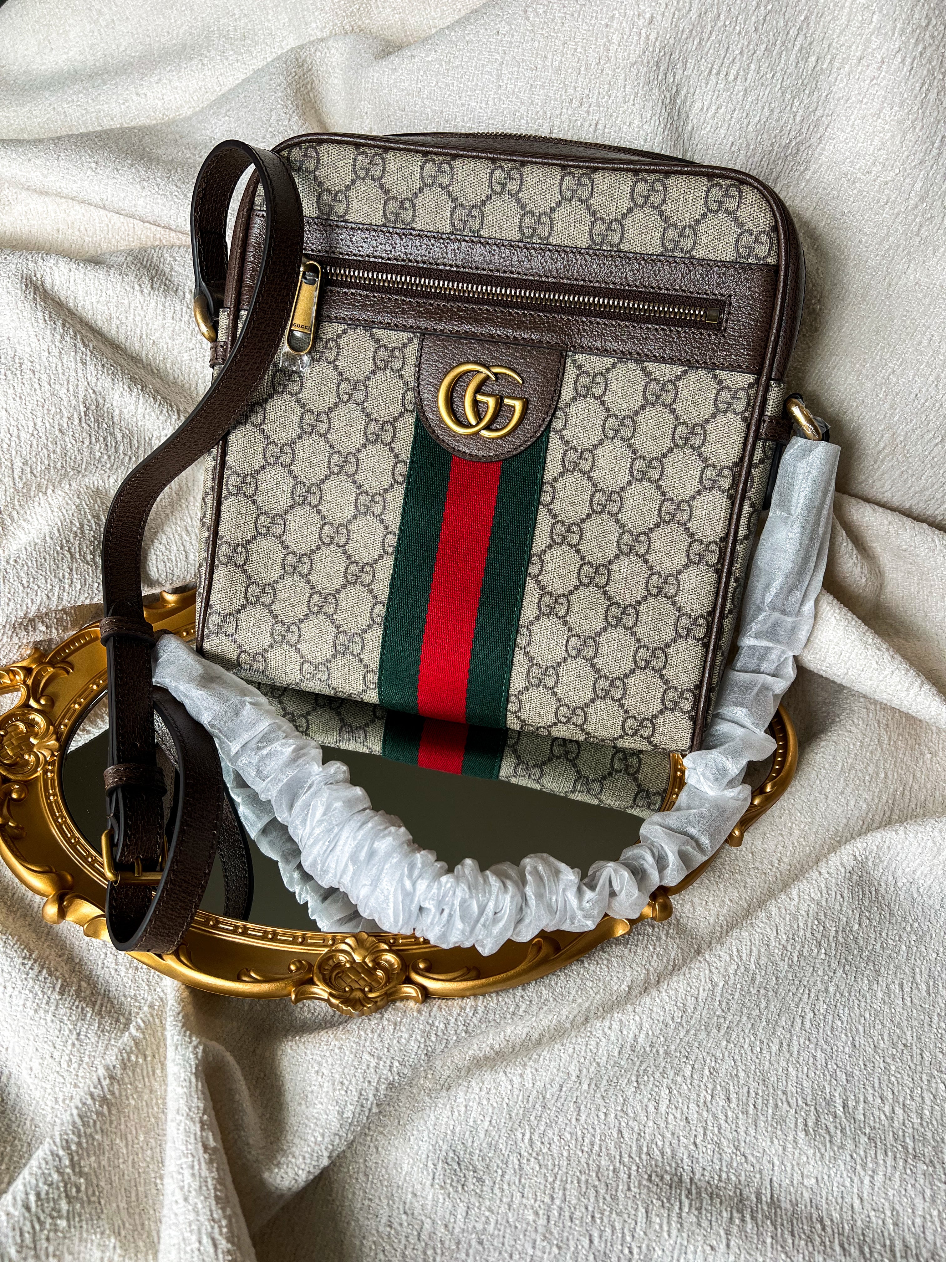 TOP GUCCI Ophidia Vertical Messenger Bag