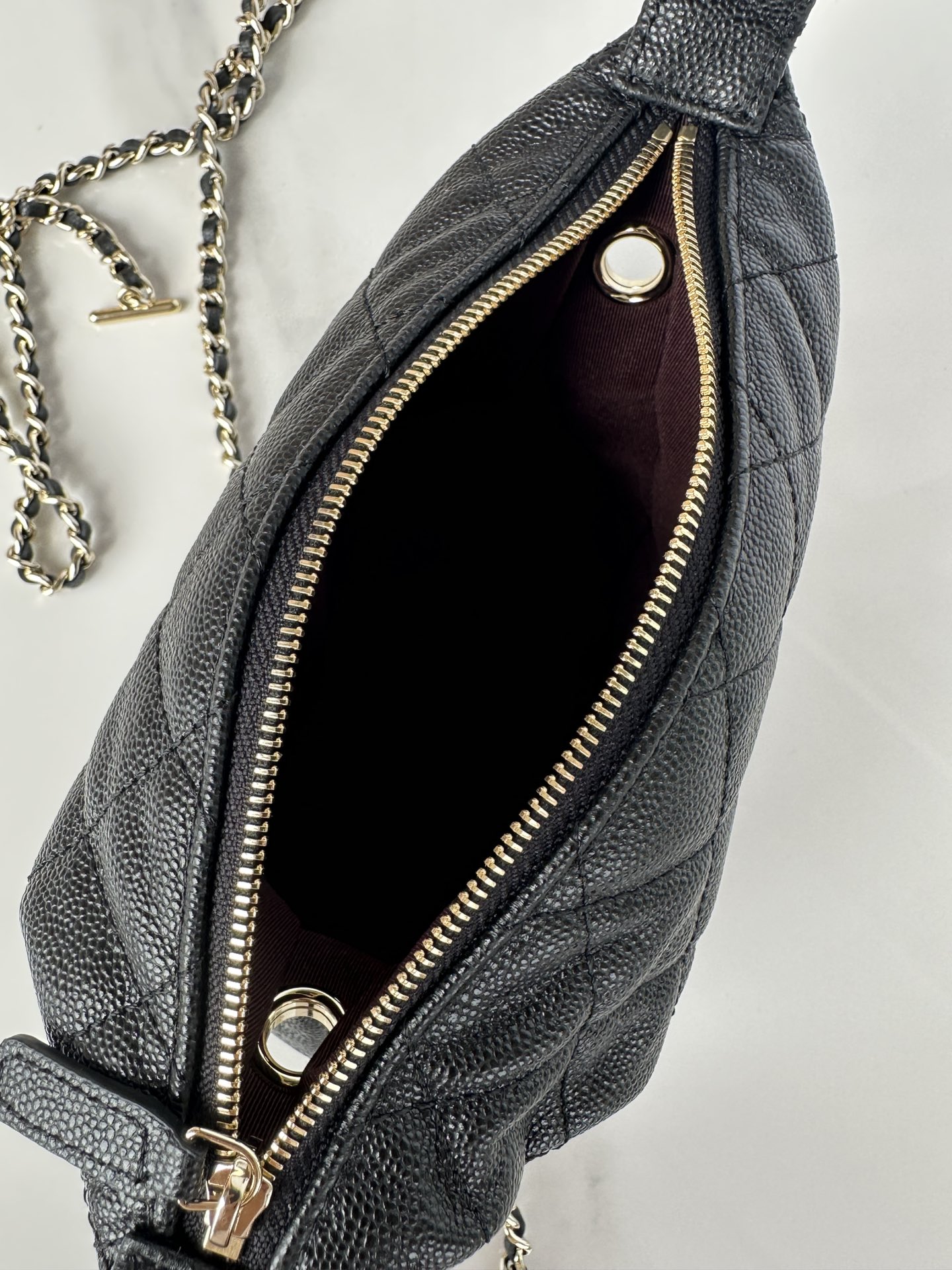 TOP CHANEL Spherical Cowhide Lunch Box Bag - GHW&19*15*6.5cm - 4 Colour