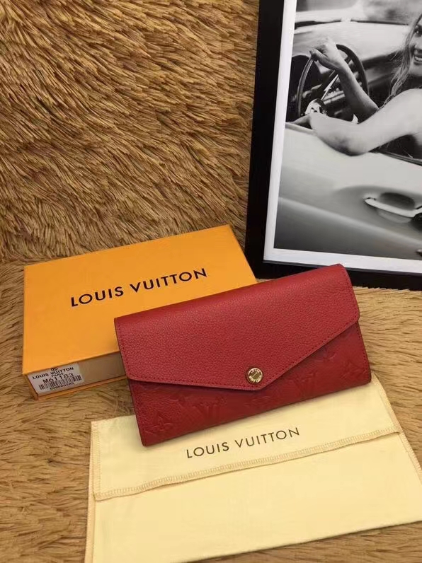 TOP Louis Vuitton LV Sarah Empreinte Wallet 19cm - 6 Colors