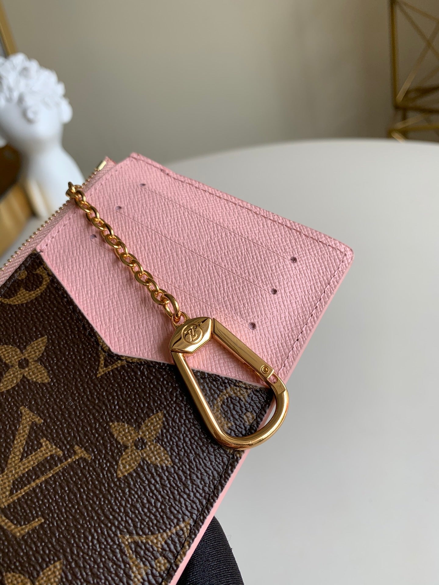 TOP Louis Vuitton LV LV Compact Key Wallet - Monogram