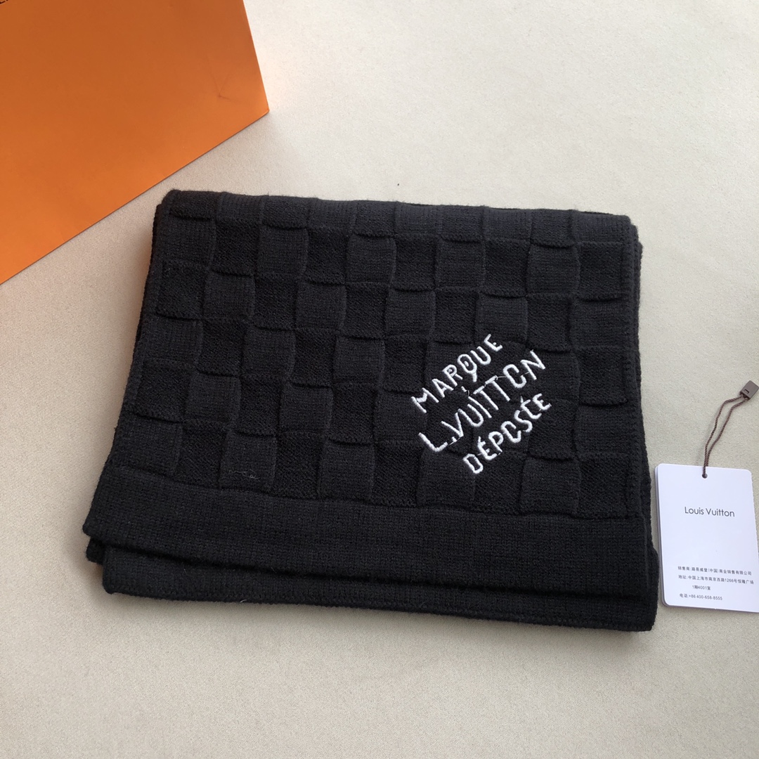 TOP Louis Vuitton LV Wool Scarf 25*180cm- 2 Color