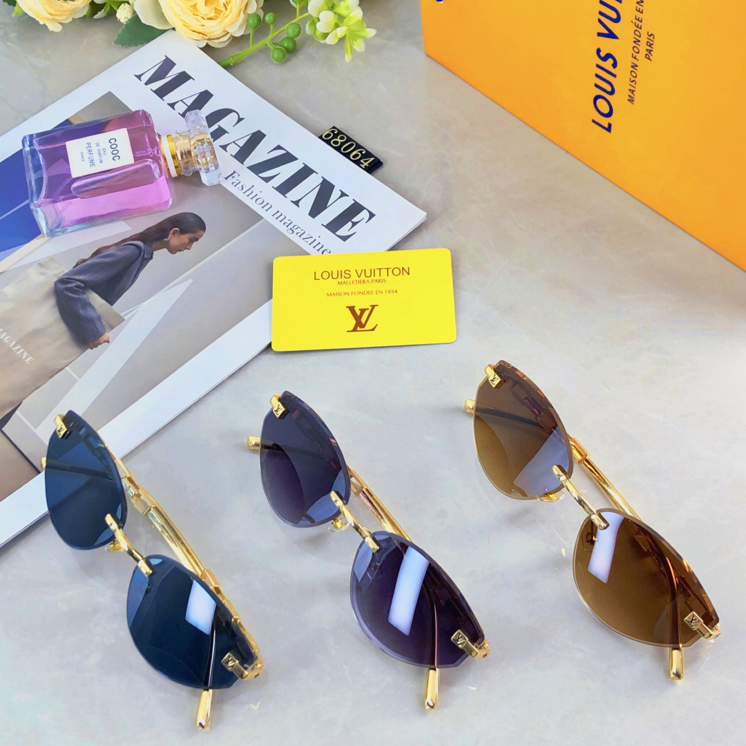 TOP Louis Vuitton LV Sunglasses - 3 Color