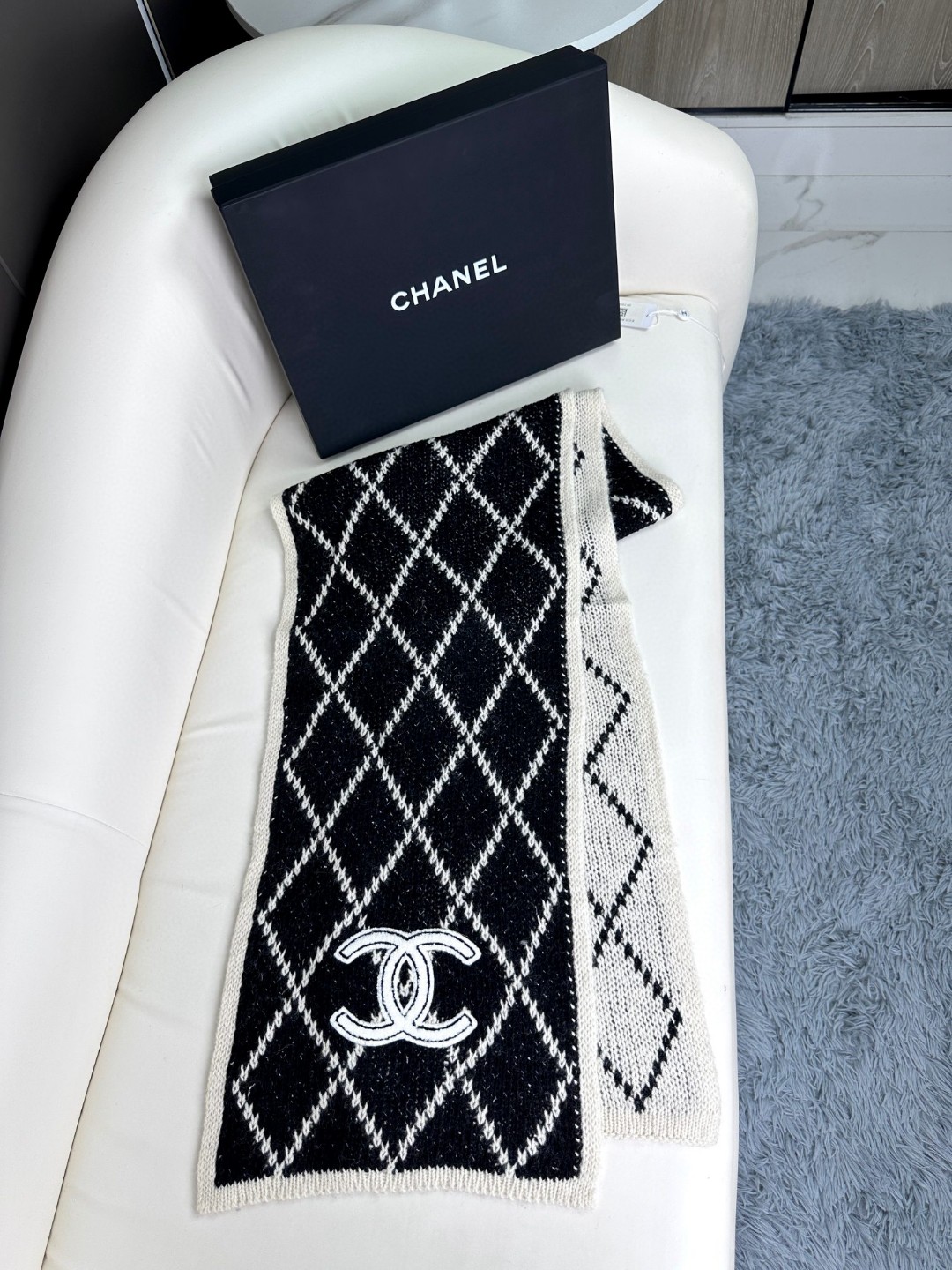 TOP Chanel Plaid Scarf 30×180 cm - 2 Colors