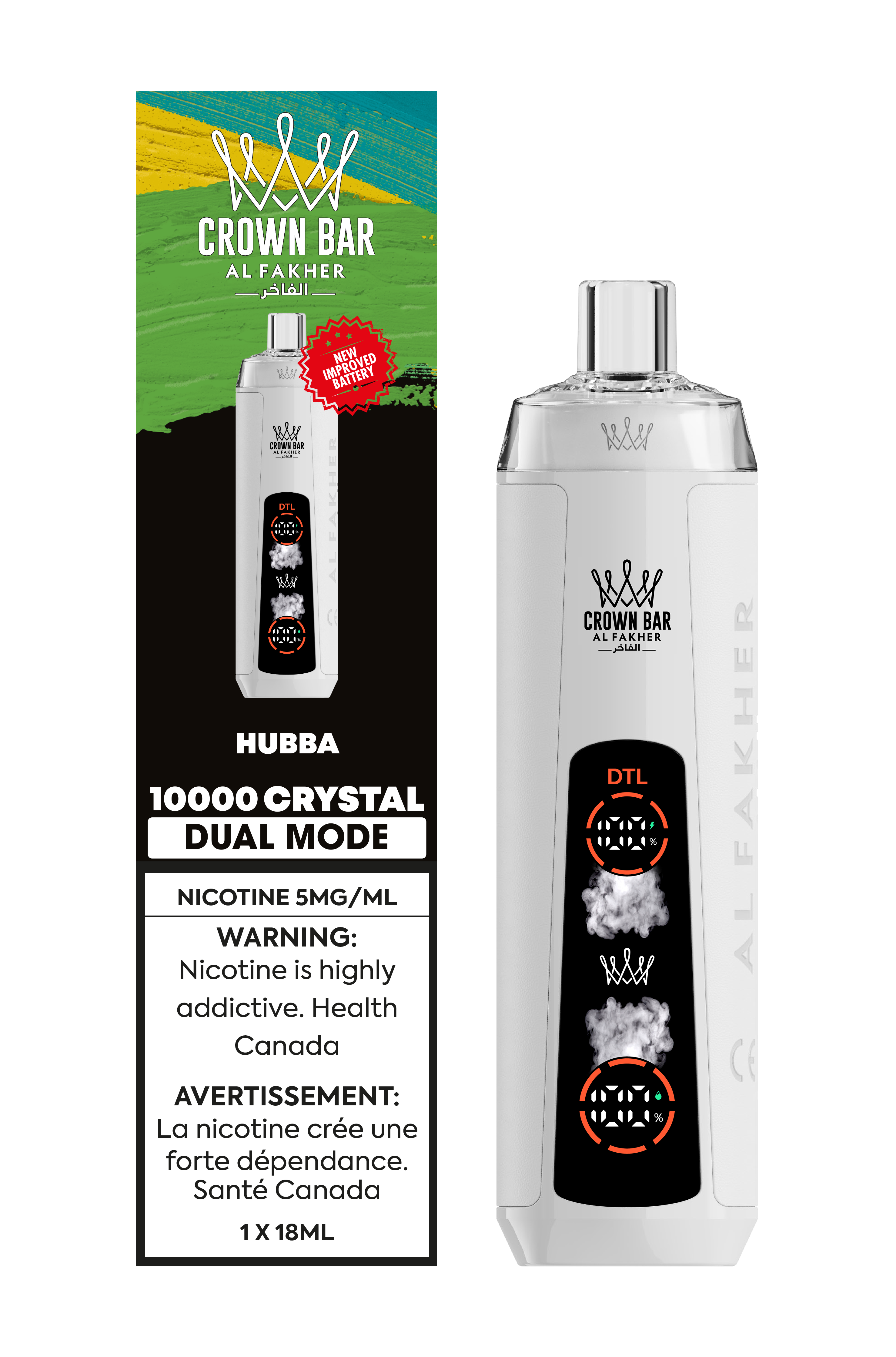 AL FAKHER 10000 CRYSTAL DUAL MODE