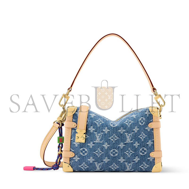 LOUIS VUITTON DENIM SIDE TRUNK MM M27450 (23.5*16*8.5cm)