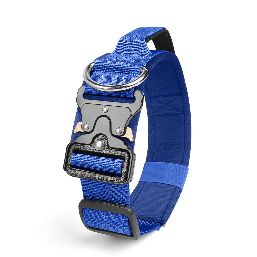 New dog collar: bite-resistant, waterproof, tactical dog collar, adjustable pet tactical collar, dog leash - PawPro UK