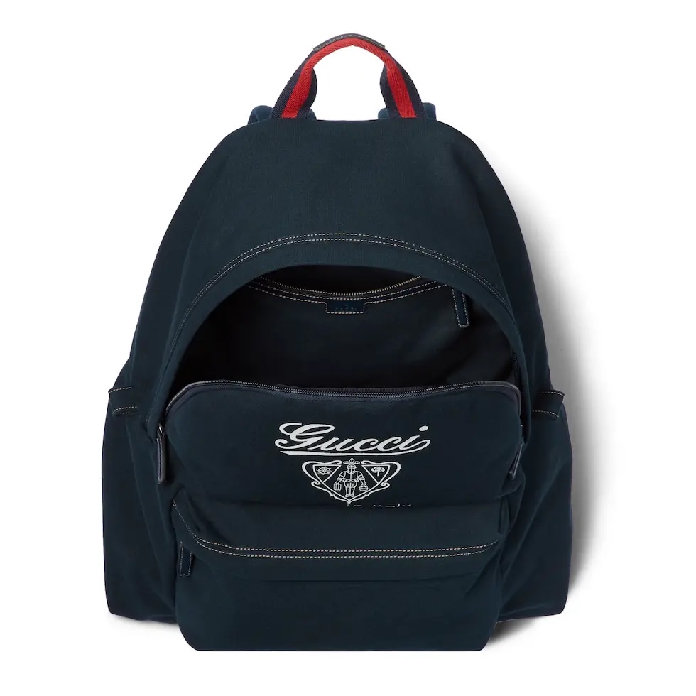 TOP GUCCI Travel Canvas Backpack 42 x 48 x 18 cm - Black