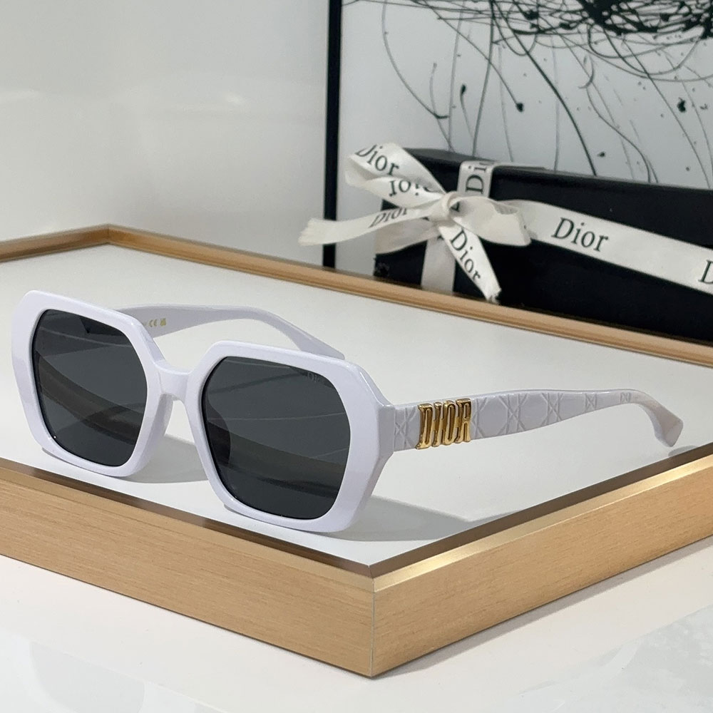 Dior Mirror Leg Logo Acetate Fibre sunglasses   Top quality (Perfect Replica）