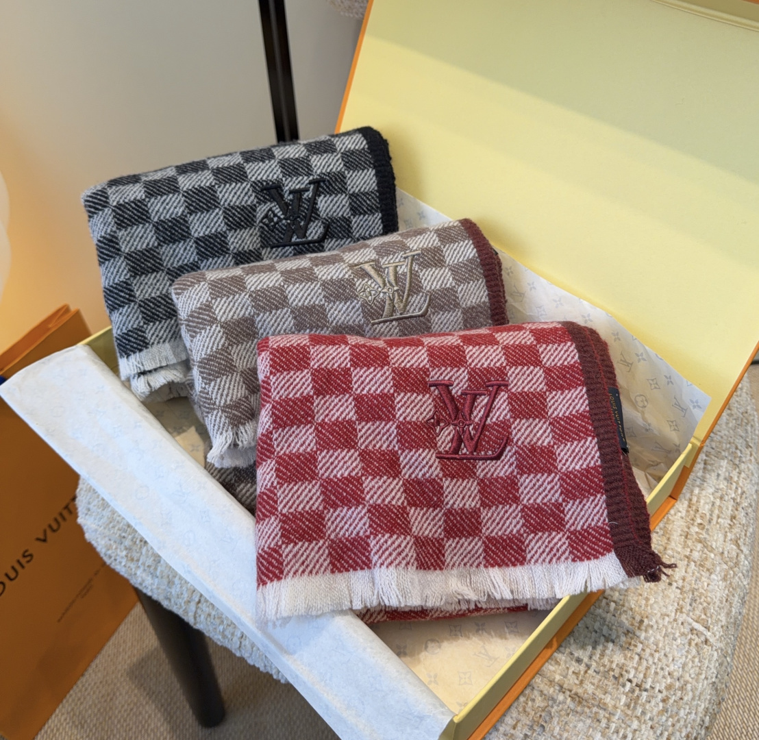 TOP Louis Vuitton LV Scarf 40*180cm - 3 Colors