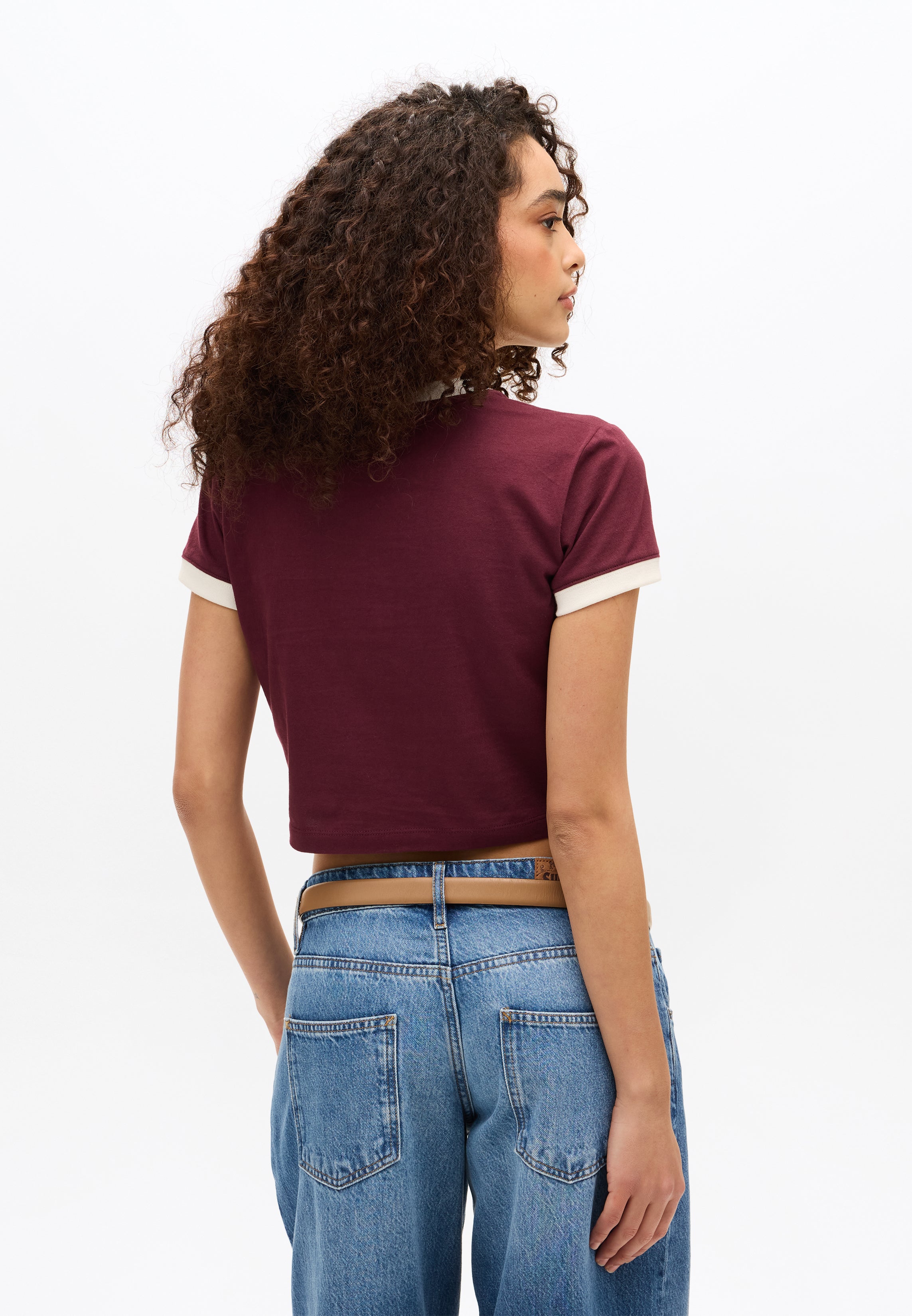 Athletic Essentials Ringer Tee | Port Red