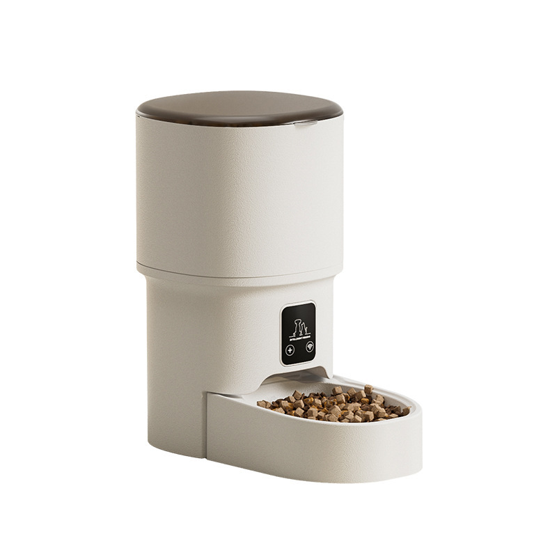 Smart Pet Automatic Feeder 4L Large Capacity Mobile Phone WiFi Interactive Cat Automatic Feeder Pet Supplies - PawPro UK