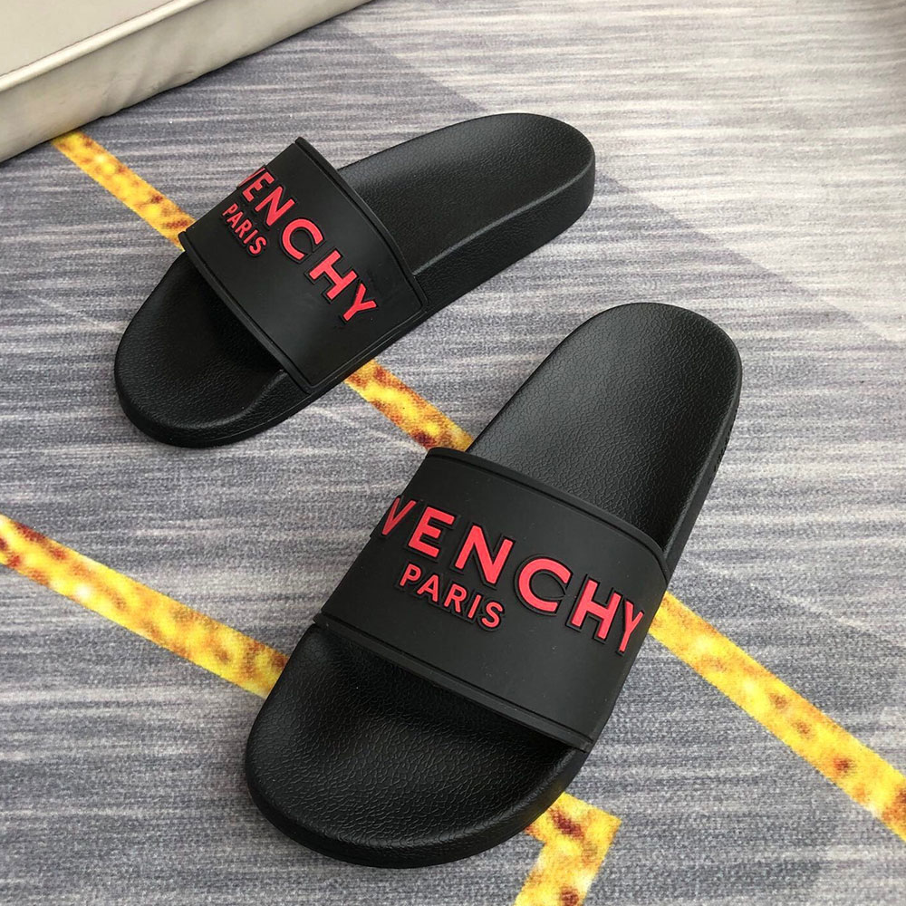 Givenchy Rubber Logo flip-flops Slide Sandal(Replica)