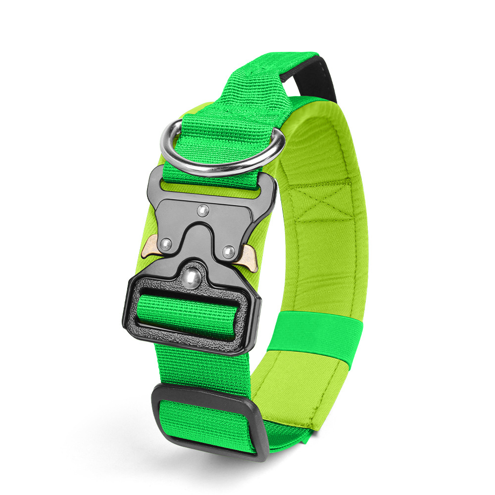 New dog collar: bite-resistant, waterproof, tactical dog collar, adjustable pet tactical collar, dog leash - PawPro UK