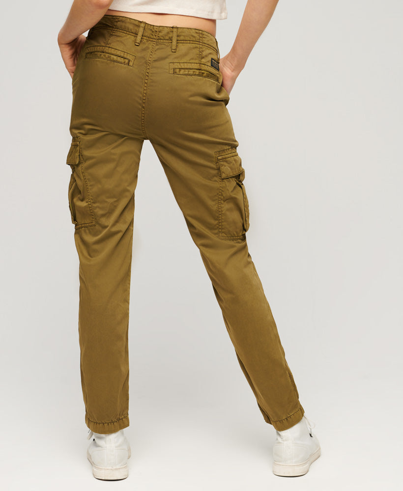Mid Rise Slim Cargo | Khaki