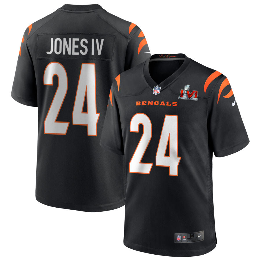 Sidney Jones IV Cincinnati Bengals  Super Bowl LVI Game Jersey - Black