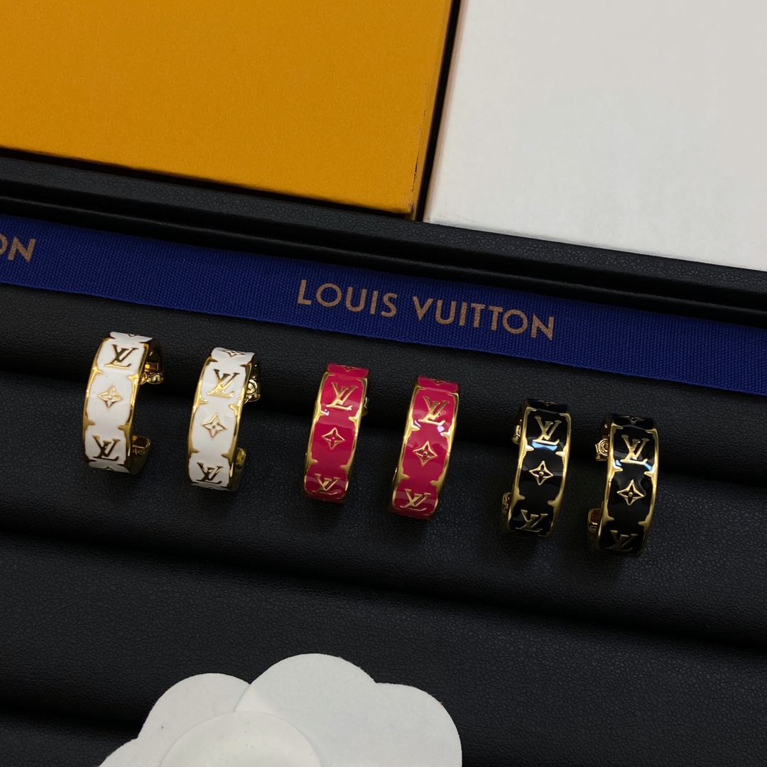 TOP Louis Vuitton LV Earrings-3 Colors