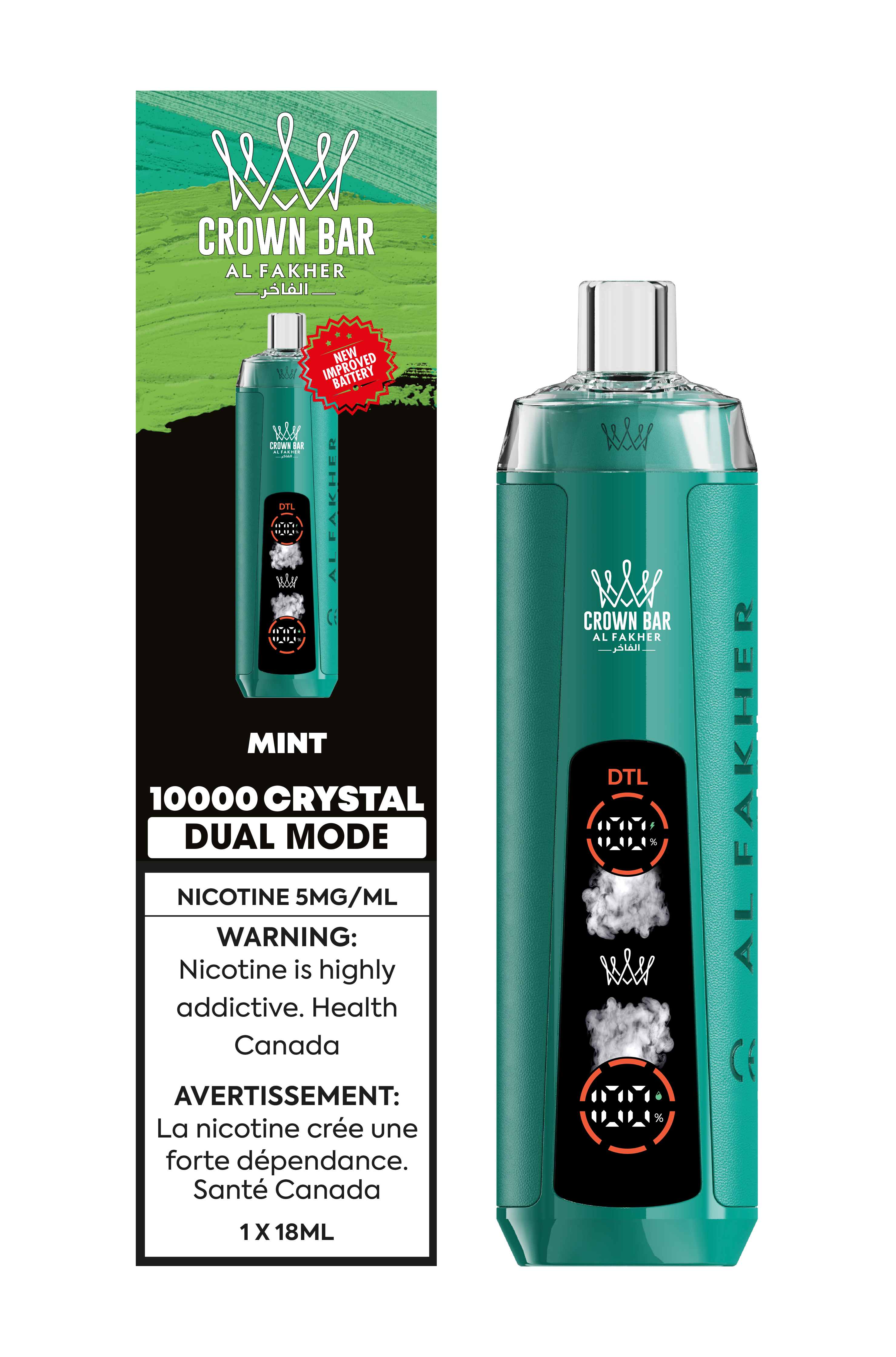 AL FAKHER 10000 CRYSTAL DUAL MODE