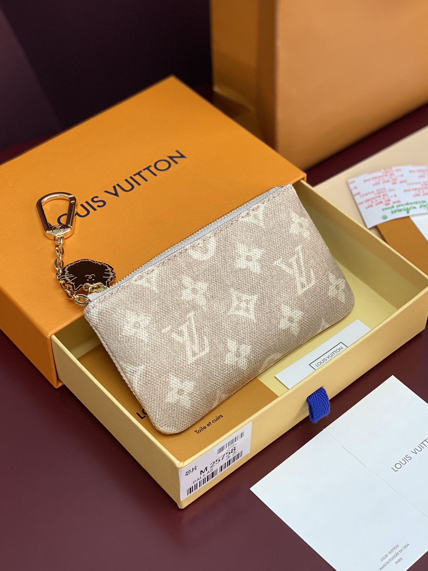 TOP Louis Vuitton LV Pochette Clés Key Pouch 15x9x1cm - Meowgram