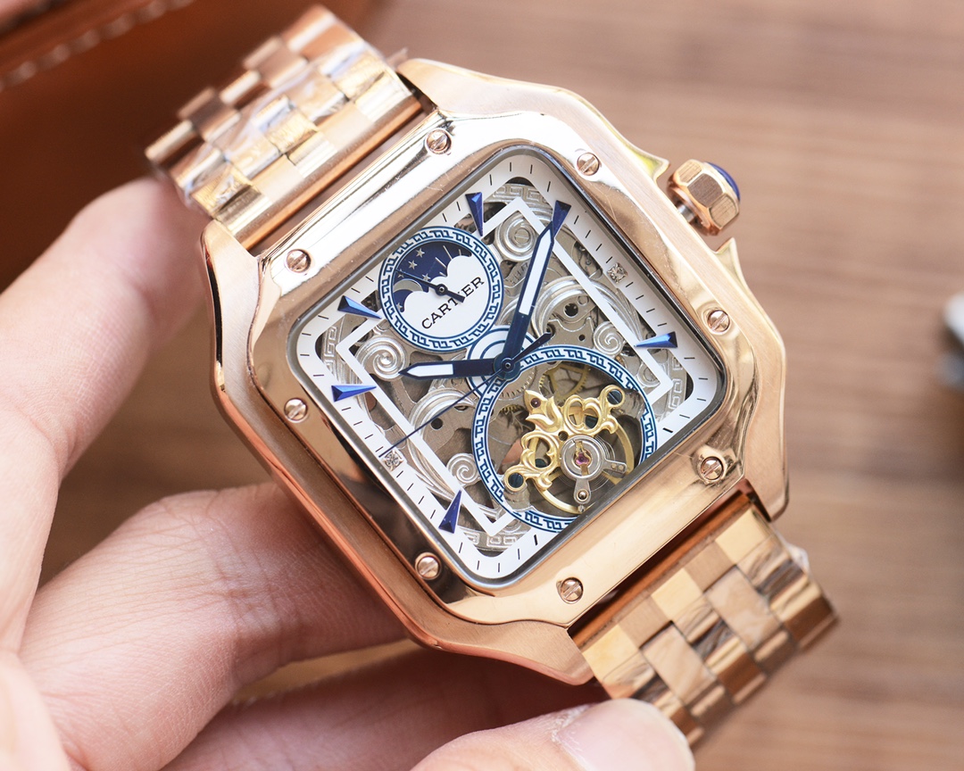 TOP Cartier Exclusive First Release Fine Men's  Watch - 3 Colors