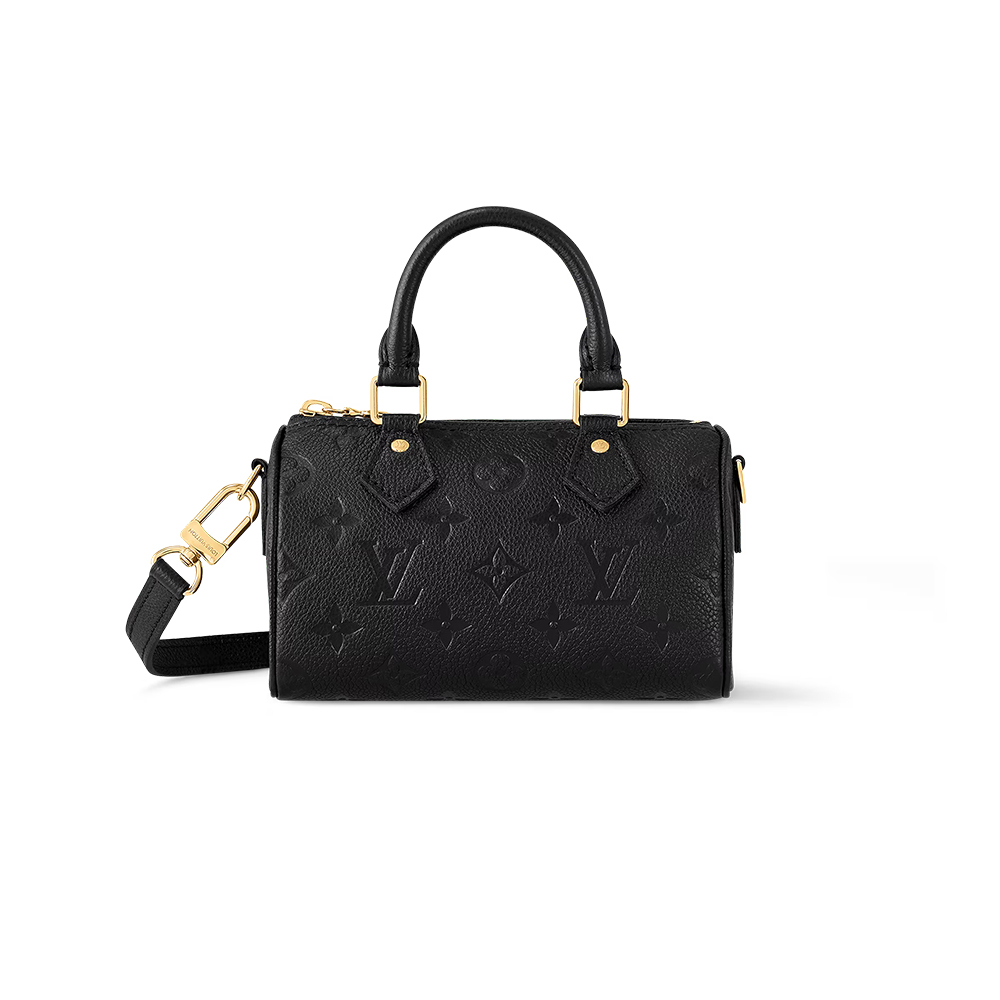 Louis Vuitton Nano Speedy Monogram Empreinte Leather (10A Mirror Version)