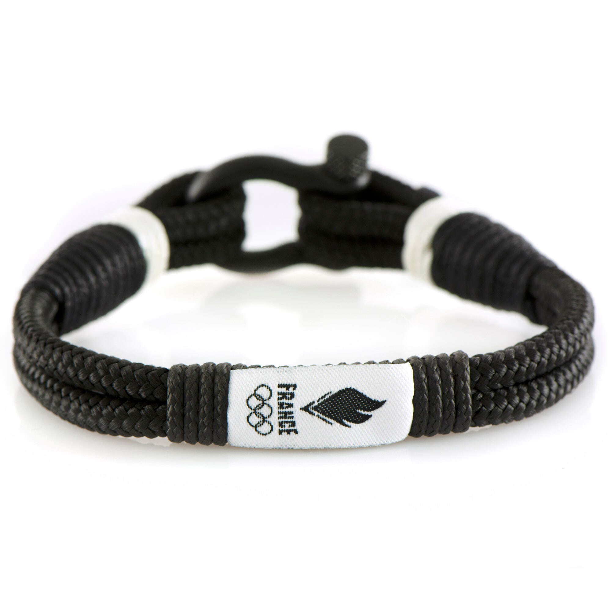The Olympics Team France Cord Bracelet - Black