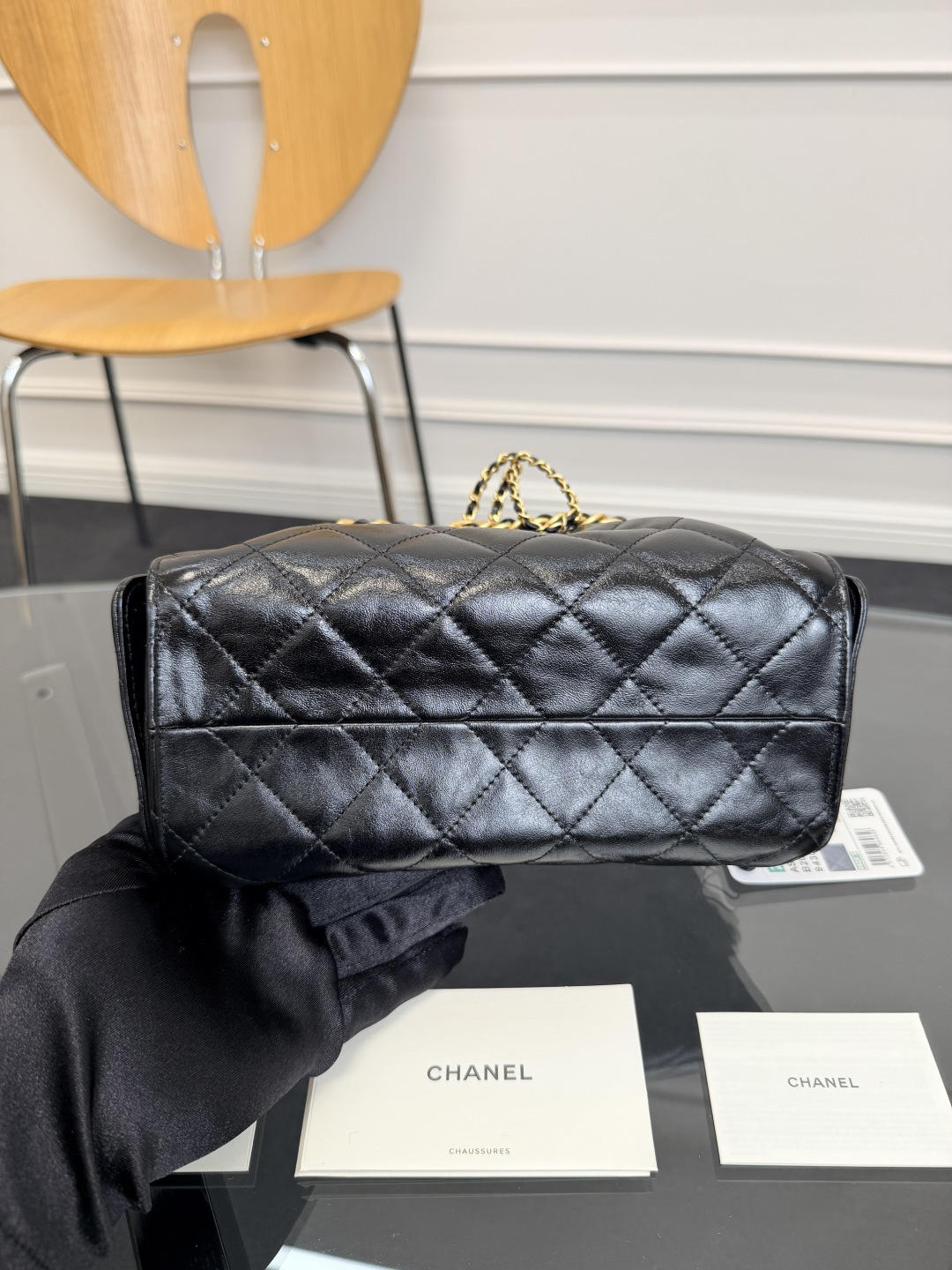 TOP CHANEL Mini Hobo Bag 𝟐𝟎*𝟐𝟐*𝟏𝟐.𝟓𝐜𝐦 - Black