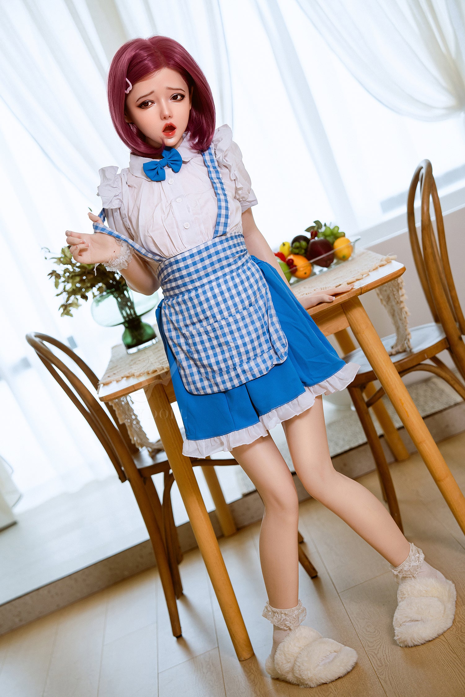 150cm/4ft11 A-cup Cute Silicone Sex Doll – #291