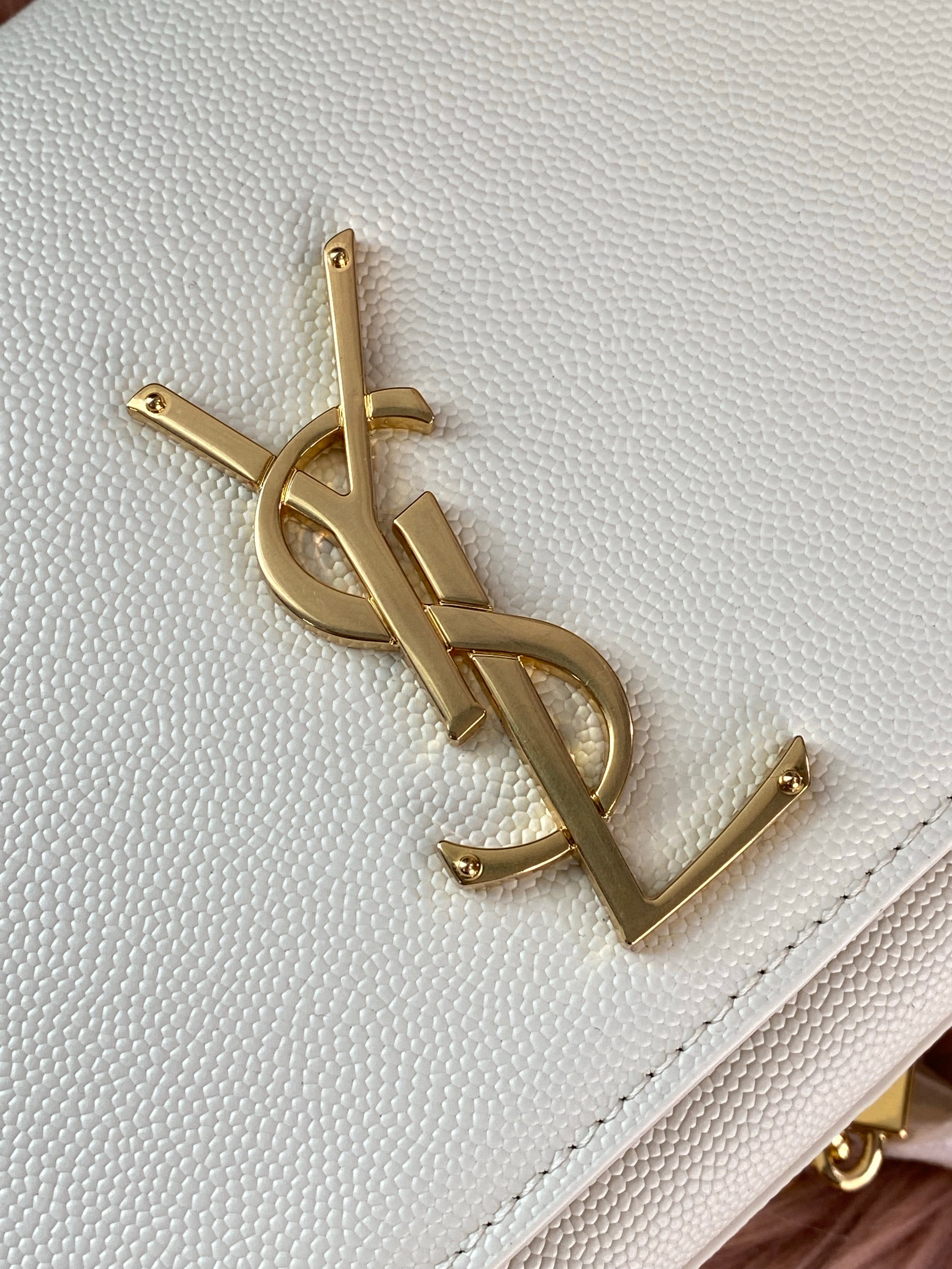 TOP Yves Saint Laurent YSL Kate Bag 24*14.5*5.5cm - White