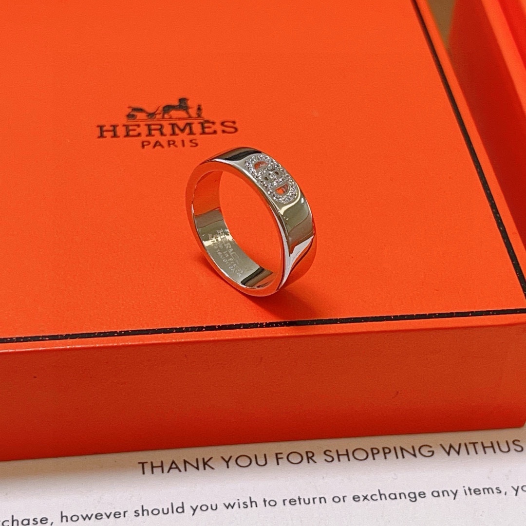 TOP HERMES Rings - Sliver