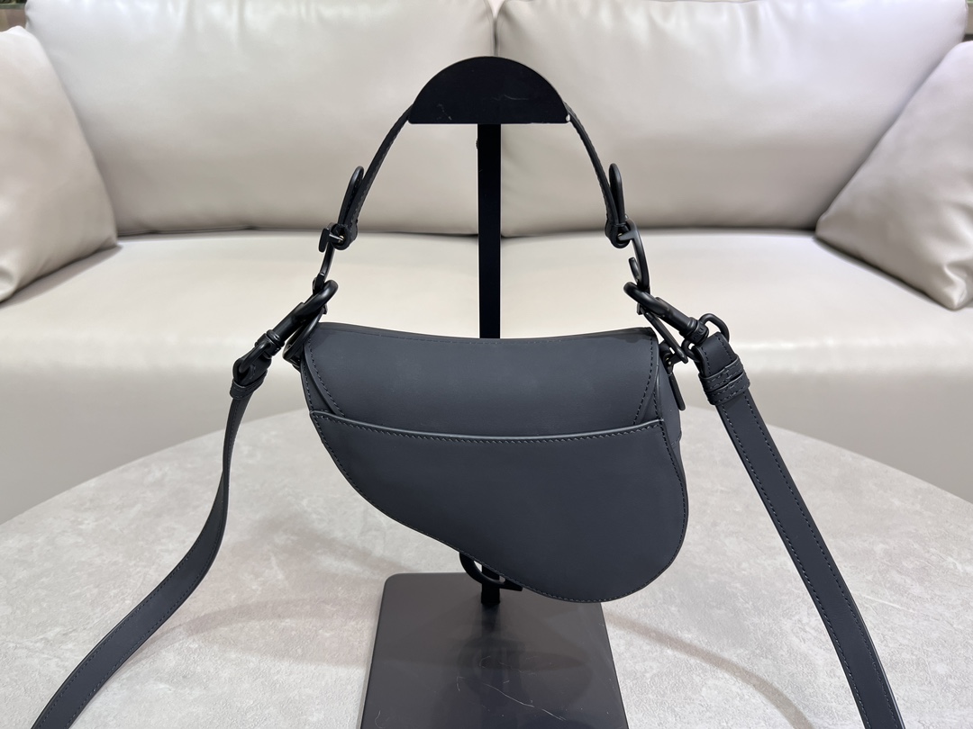 TOP Christian Dior Saddle Bag Leather 17x5x15cm - 16 Color