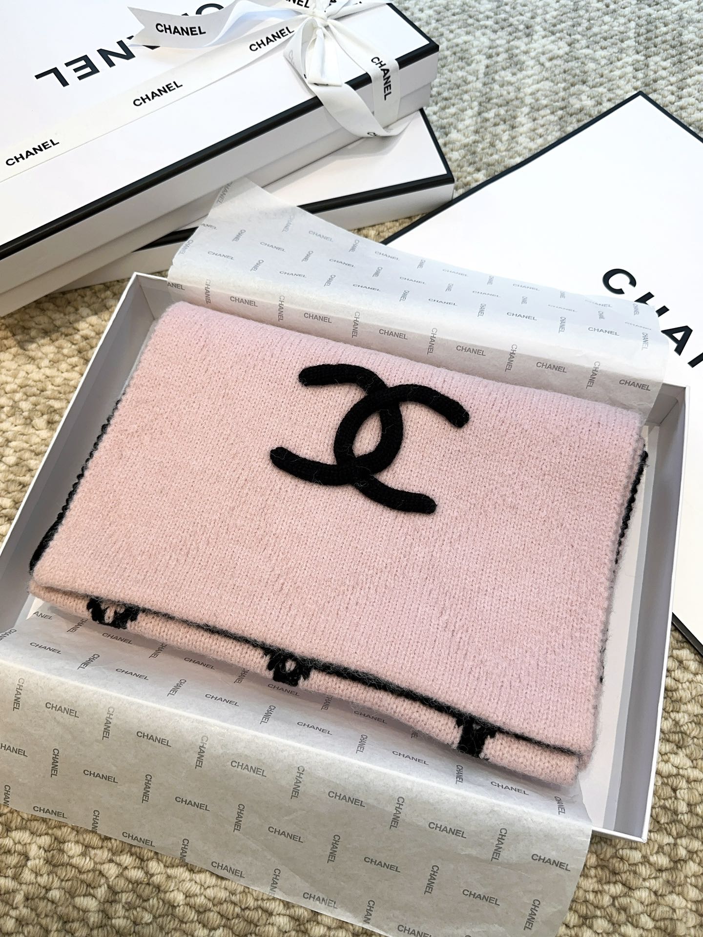 TOP CHANEL CC  Scarf 30cm×180cm - 2 Colors